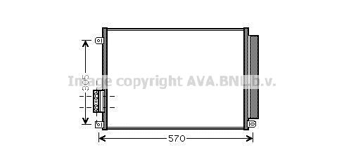 AVA QUALITY COOLING Конденсатор, кондиционер FT5347D